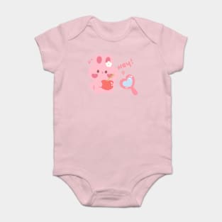 Hey bunny Baby Bodysuit